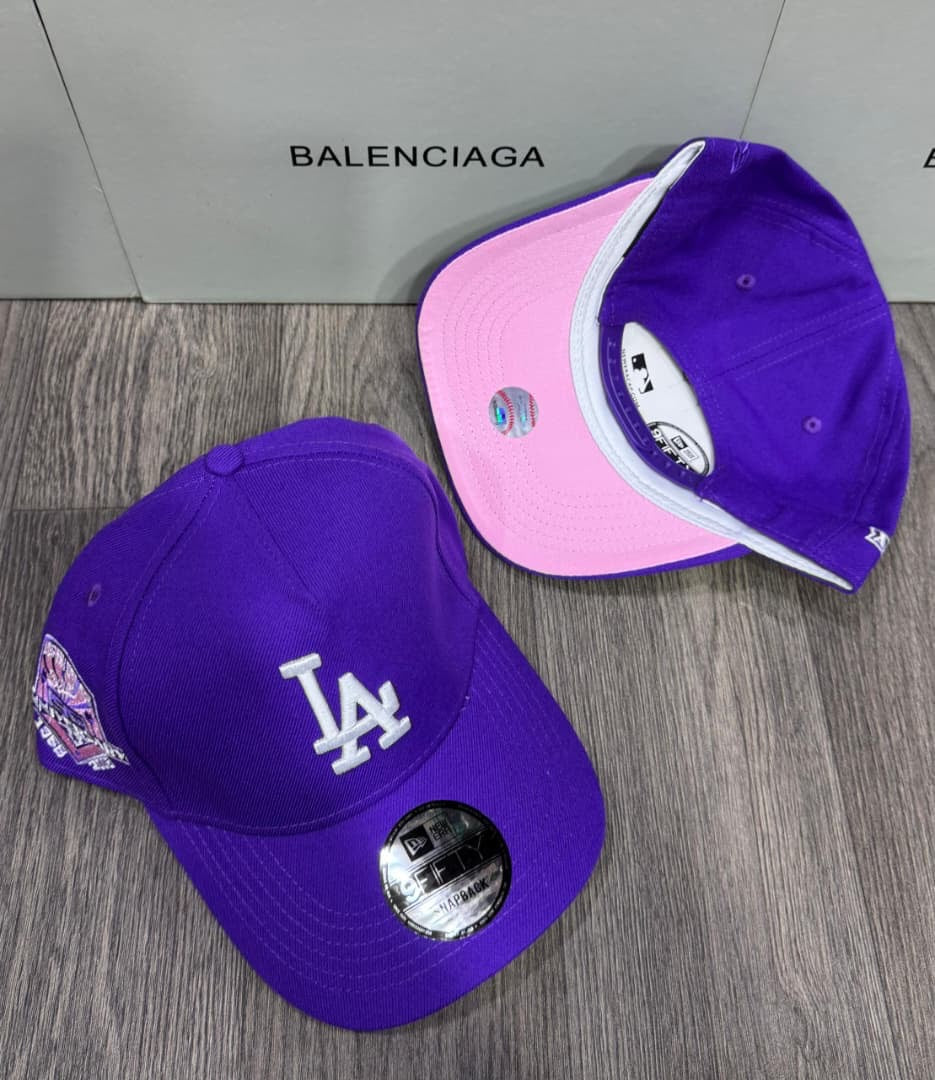 Casquette New Era 9FIFTY Los Angeles Dodgers « Under-visor rose »
