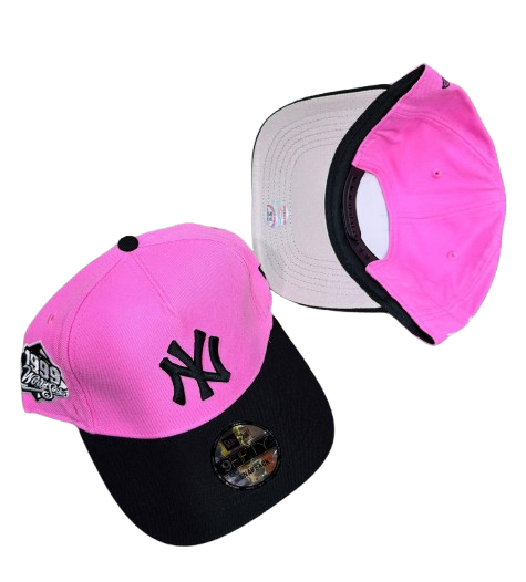 Casquette New Era 9FIFTY New York Yankees « Rose Vif & Noir »