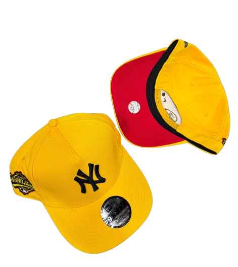 Casquette New Era 9FIFTY New York Yankees - Jaune Soleil & Rouge Exclusif