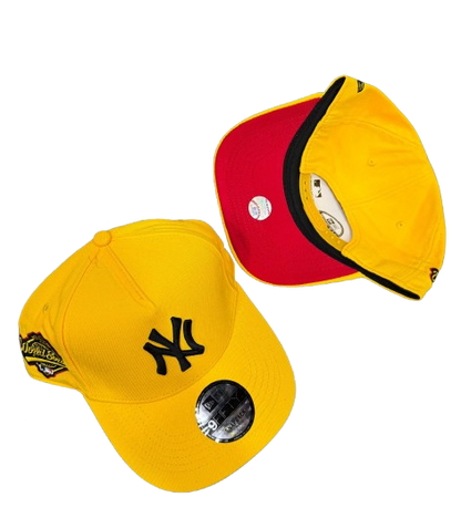 Casquette New Era 9FIFTY New York Yankees - Jaune Soleil & Rouge Exclusif