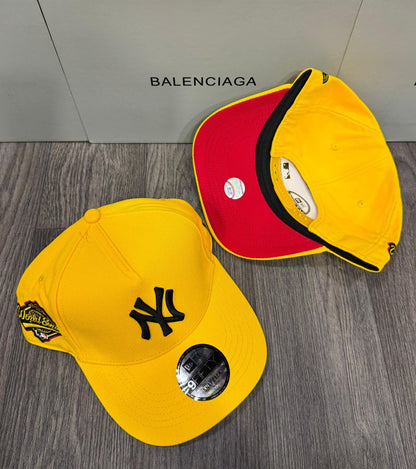 Casquette New Era 9FIFTY New York Yankees - Jaune Soleil & Rouge Exclusif